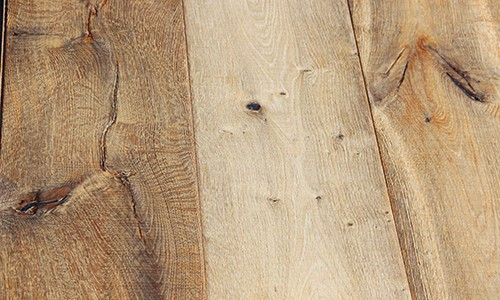 lined oak flooring