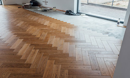 herringbone engineered flooring